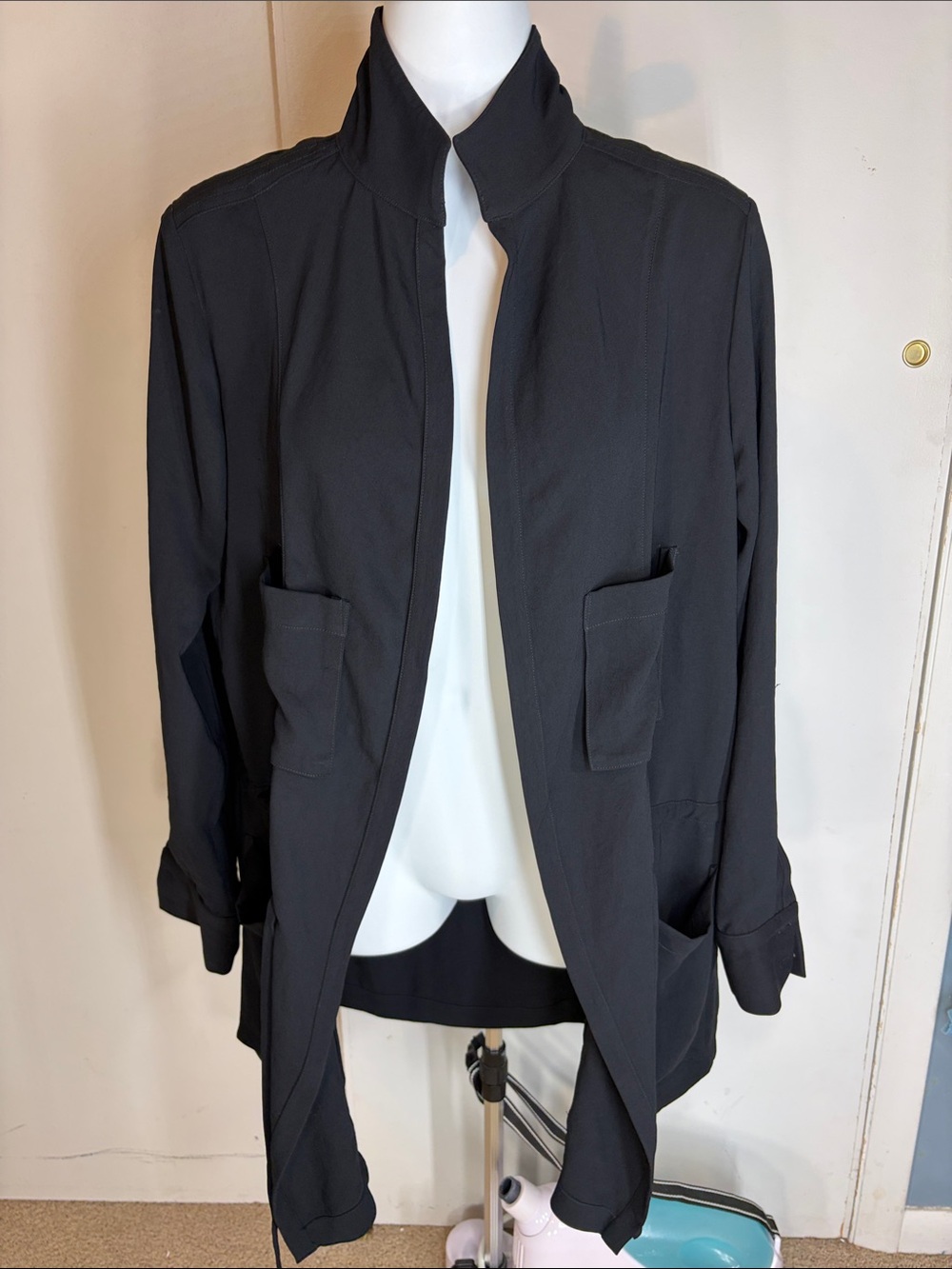 Est. Small Haute Hippie “His Girl Friday” Jacket Black Sample HHSP 14-6142 PR